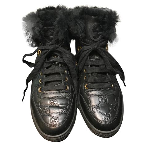 basket gucci fourrure